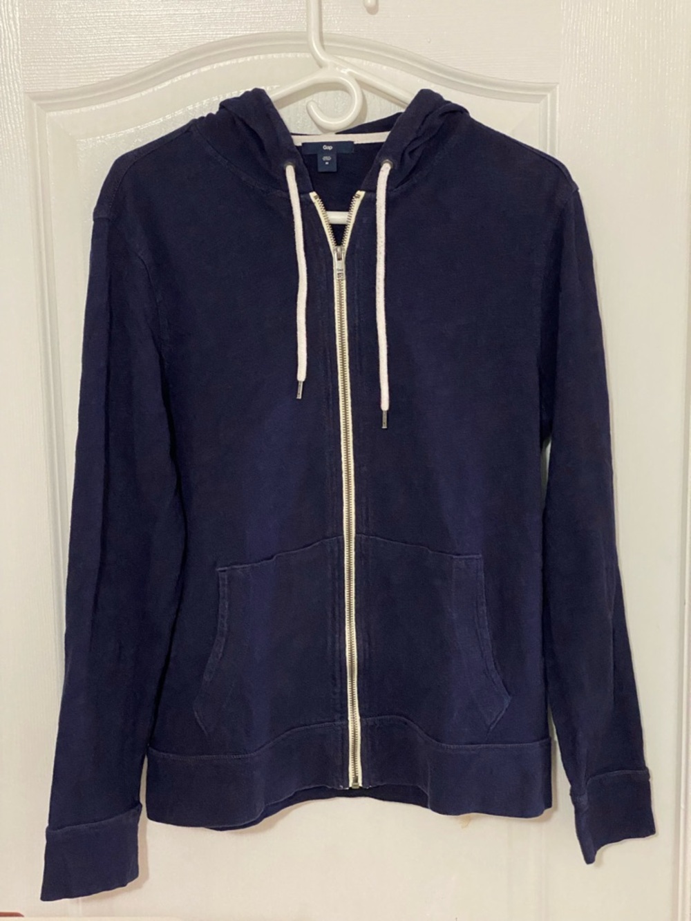 Gap Women’s Navy Zip-Up Hoodie Jacket Size M